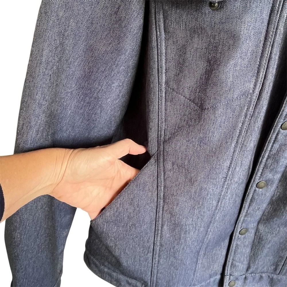Levi's Men’s XXL Trucker Soft Shell Blue Denim Streetwear Western Style Jacket - Picture 5 of 14